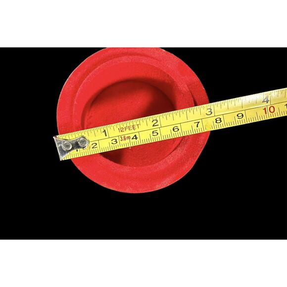 Vintage White Persian Cat Porcelain Figurines On Round Wood Trinket Box 4” x 3” - Picture 9 of 15